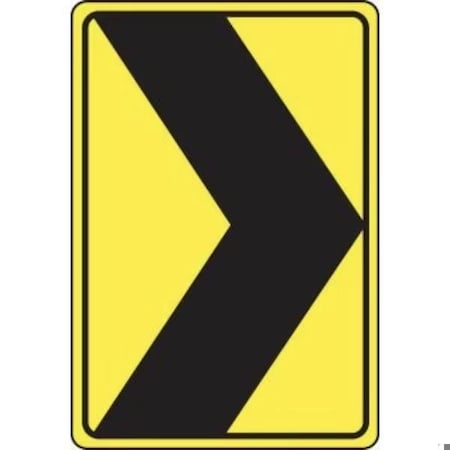 Accuform DIRECTION SIGN CHEVRON ALIGNMENT 24 X W182418RA